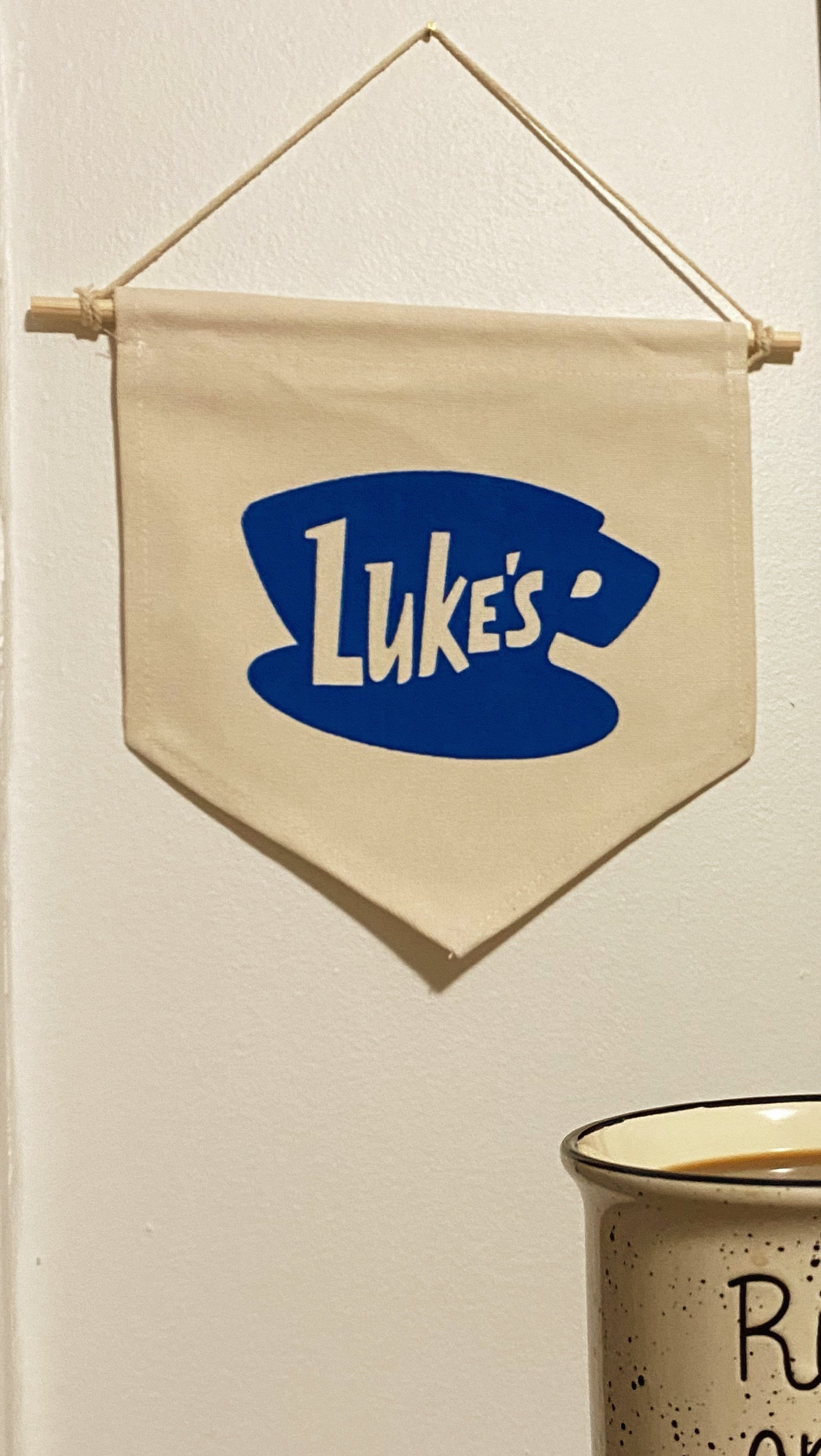 luke's canvas banner