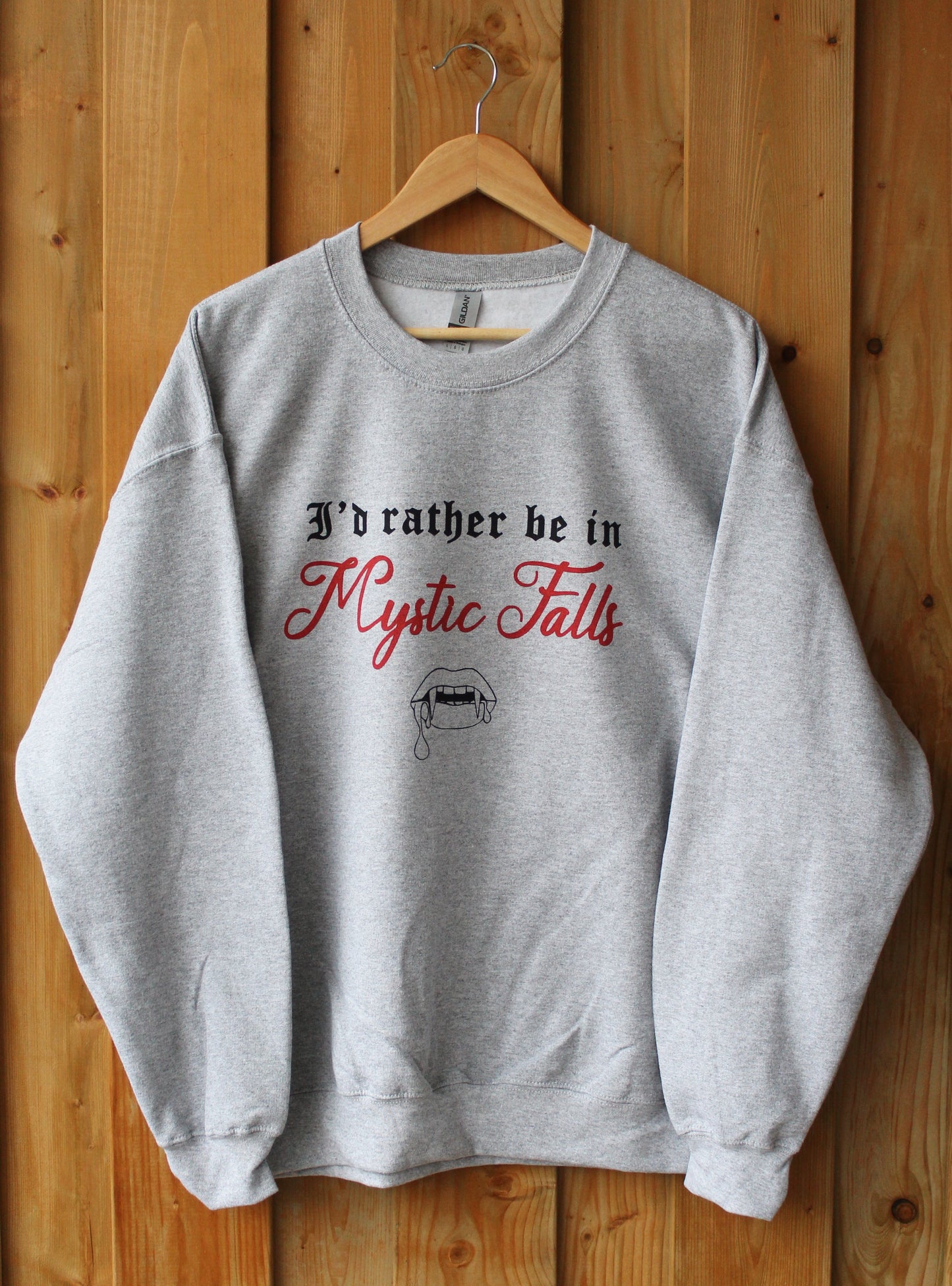 I’d rather be in Mystic Falls crewneck