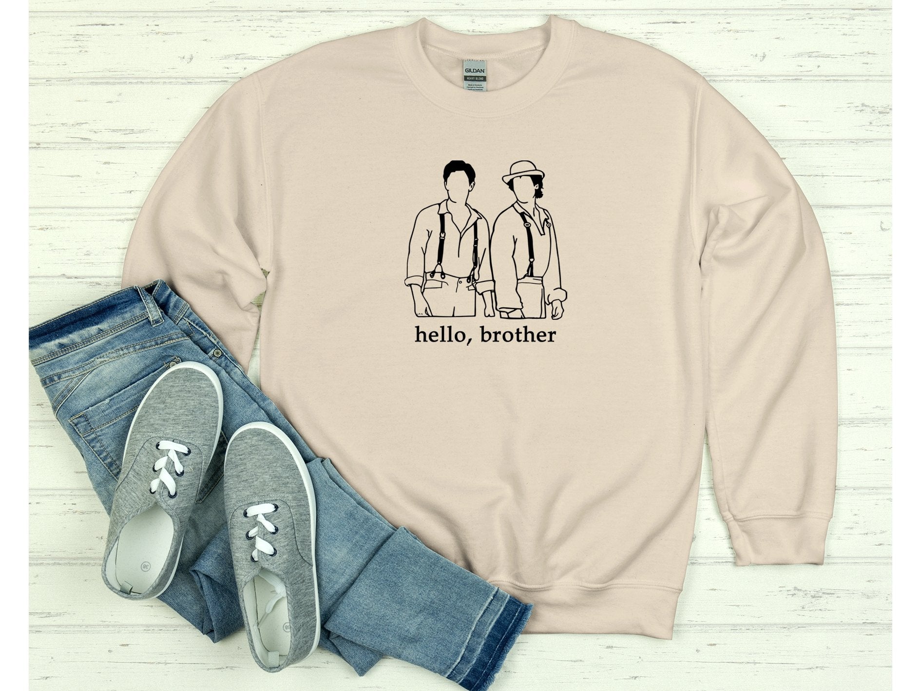 hello brother crewneck - araeofsunshine